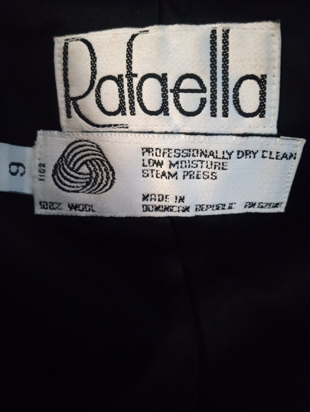RAFAELLA 100% Wool Black Watch Tartan Plaid Vintage Blazer - Jacket | 6 - Picture 9 of 9
